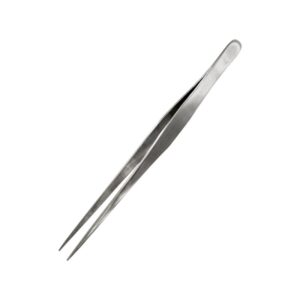 Straight-Tip Stainless Tweezers (175mm)