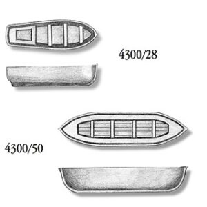 Plastic Lifeboats 28mm (AM4300/28)