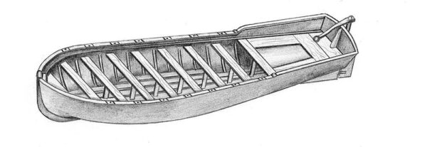 Long Boat Interior (kit) 90mm