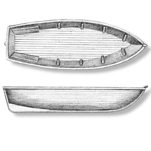 Caravel Lifeboats Sampan 55mm (AM4304/02)