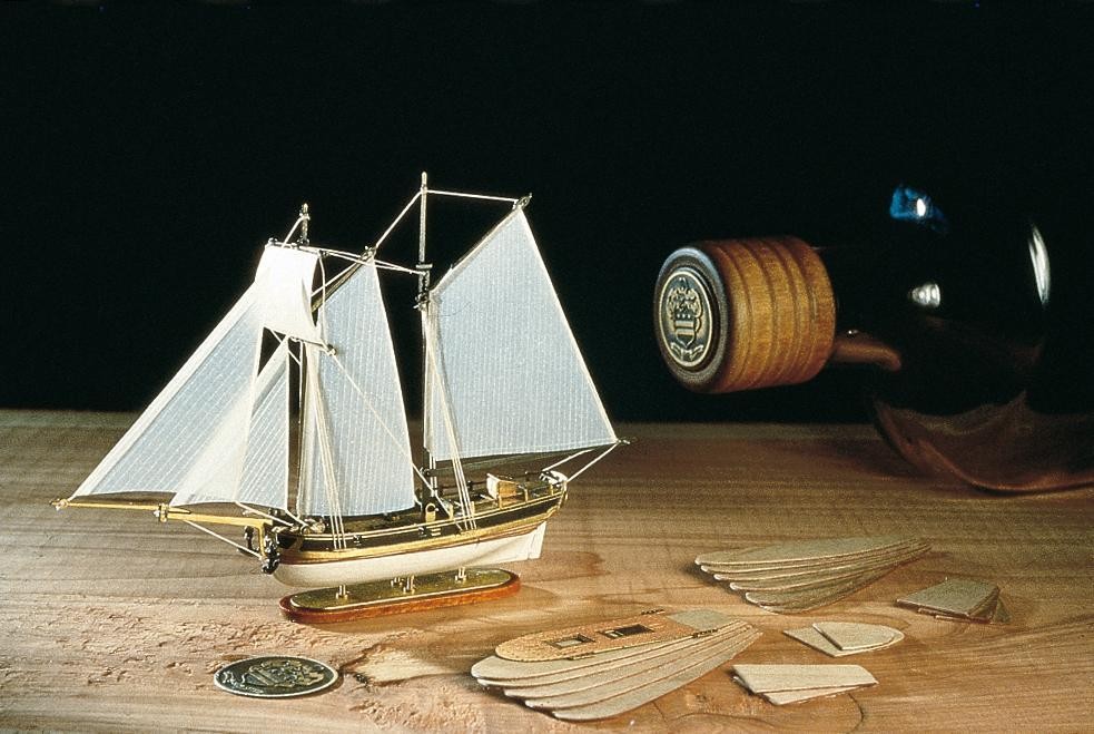 THE SECRET REVEALED BOAT IN A BOTTLE KIT from AUTHENTIC MODELS