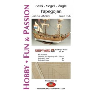 Sails for Papegojan 1:96 – Shipyard