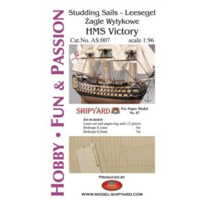 HMS Victory Studding Sails 1:96 – Shipyard