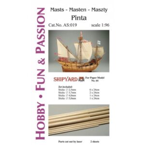 Mast Set for Pinta – Shipyard