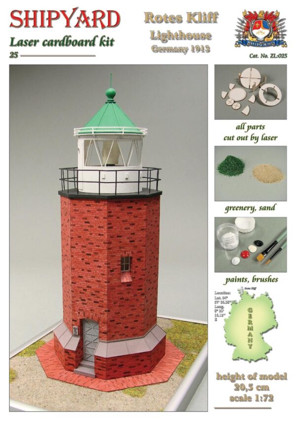 Rotes Kliff Lighthouse 1:72