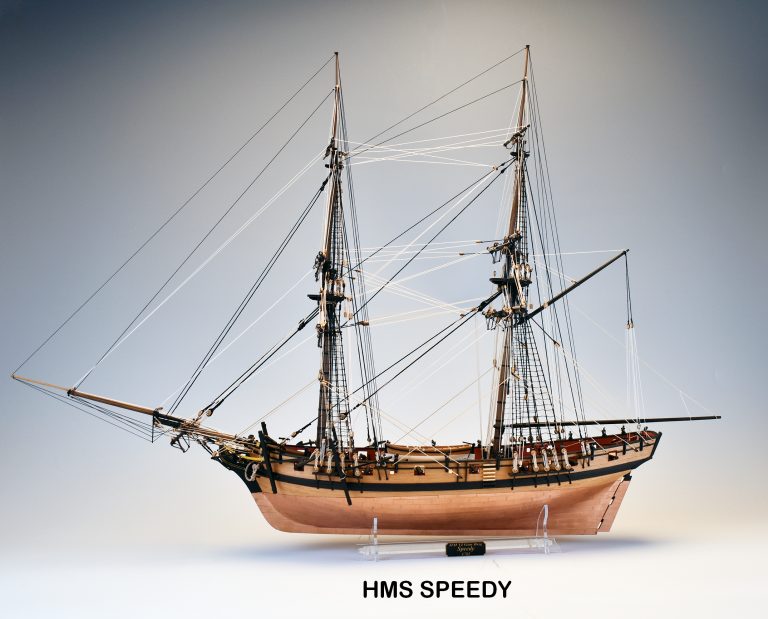 Brig HMS Speedy by Vanguard Models