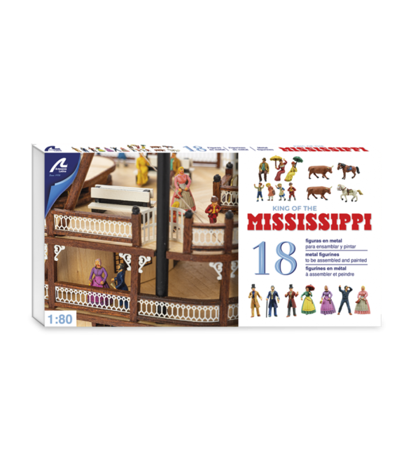 Metal Figurines For King of the Mississippi