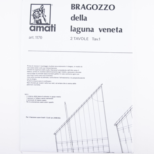 Bragozzo Construction Plans - Amati