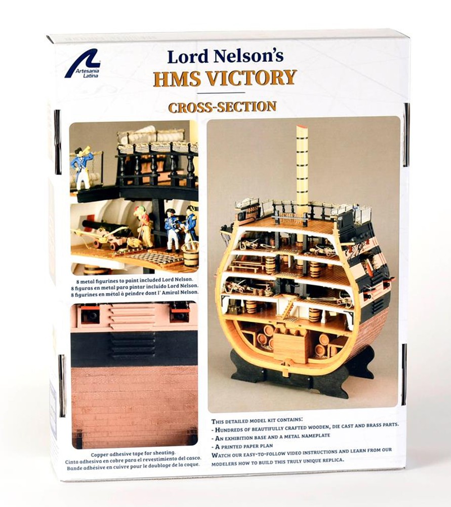 HMS Victory Cross Section Artesania Latina Historic Ships