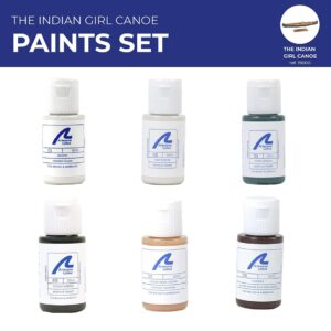 Indian Girl Canoe Paint Set – Artesania Latina