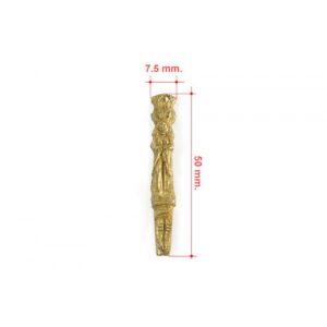 Brass Gilded Woman Figurehead 50mm